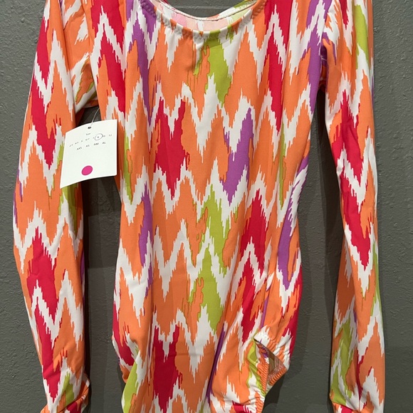 FOXYS LEOTARDS LONG SLEEVE BODYSUIT GYMNASTICS LEOTARD Kids size 8 - Picture 7 of 7